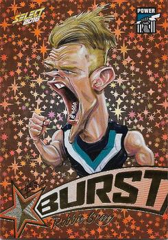 2016 Select Footy Stars - Starburst Caricatures #SB50 Robbie Gray Front